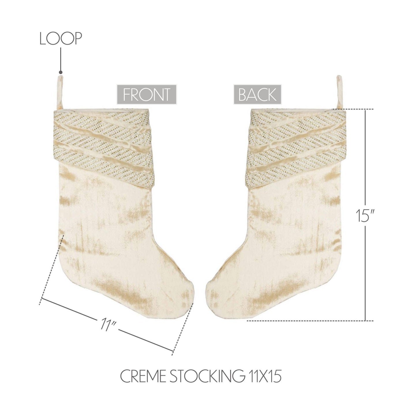 Memories Creme Stocking - Rhapsody and Renascence
