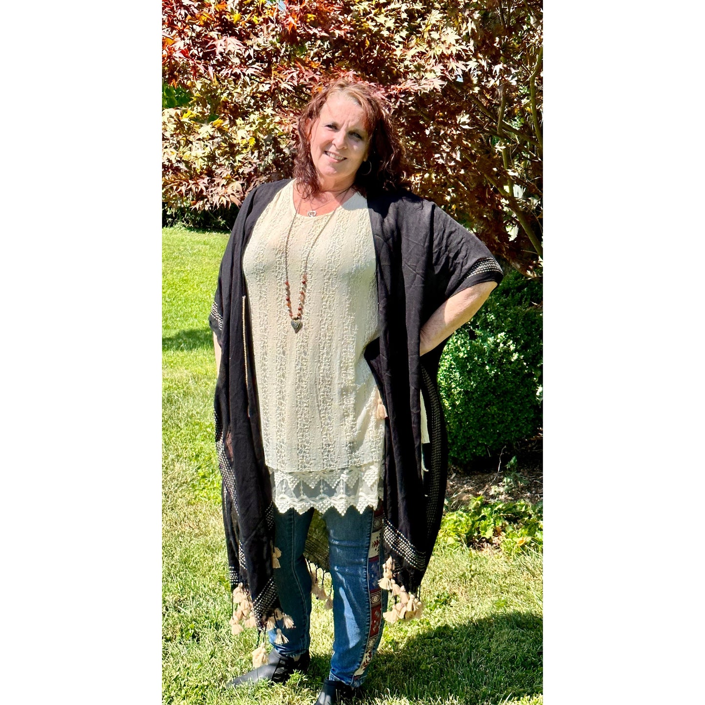 Dorian Cream Lace Tunic - Rhapsody and Renascence