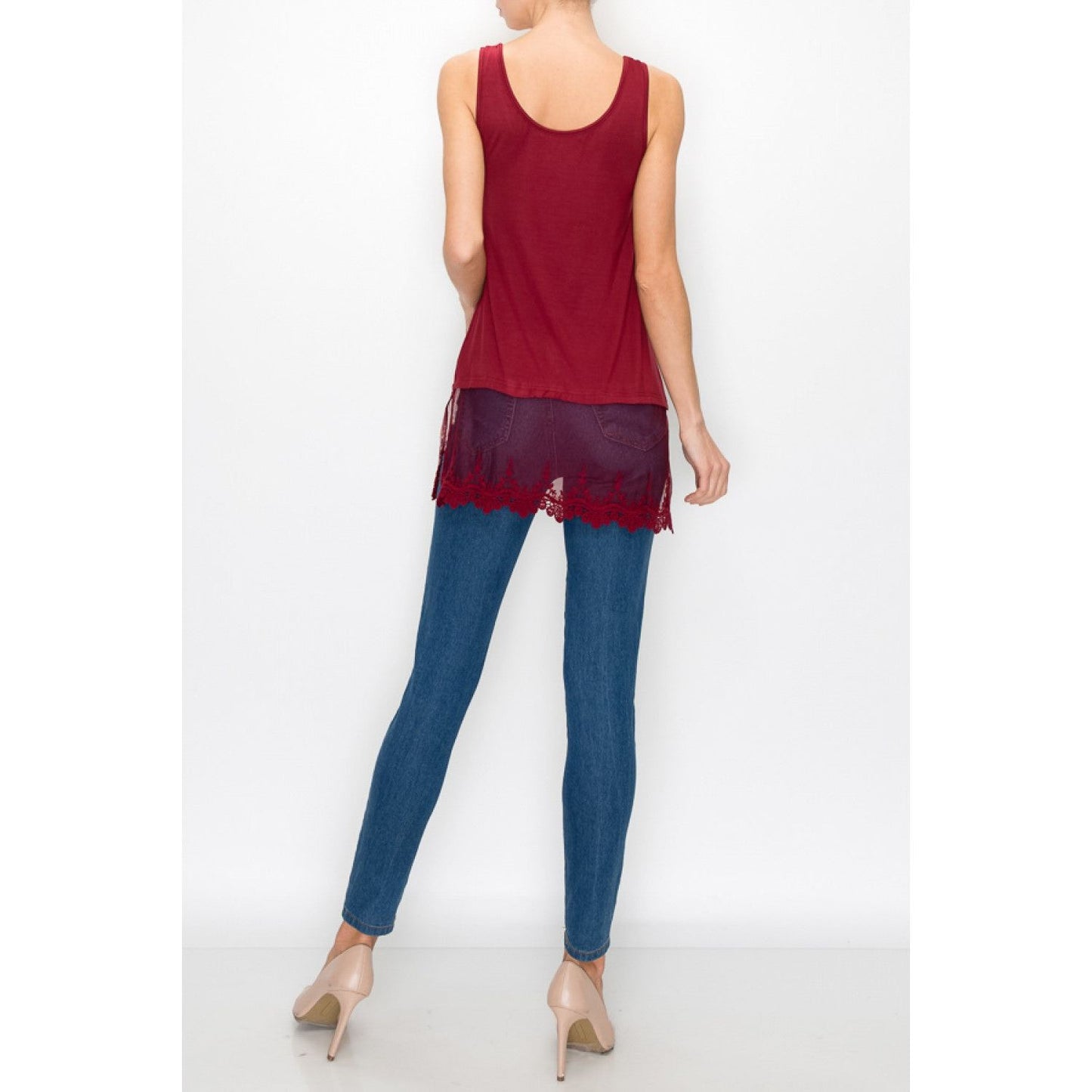 Mina Lace Sleeveless Tank- 3 Colors - Rhapsody and Renascence