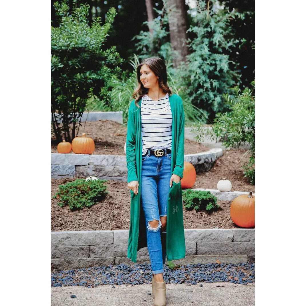 Charis Spiced Up Long Cardigan- 2 Colors - Rhapsody and Renascence