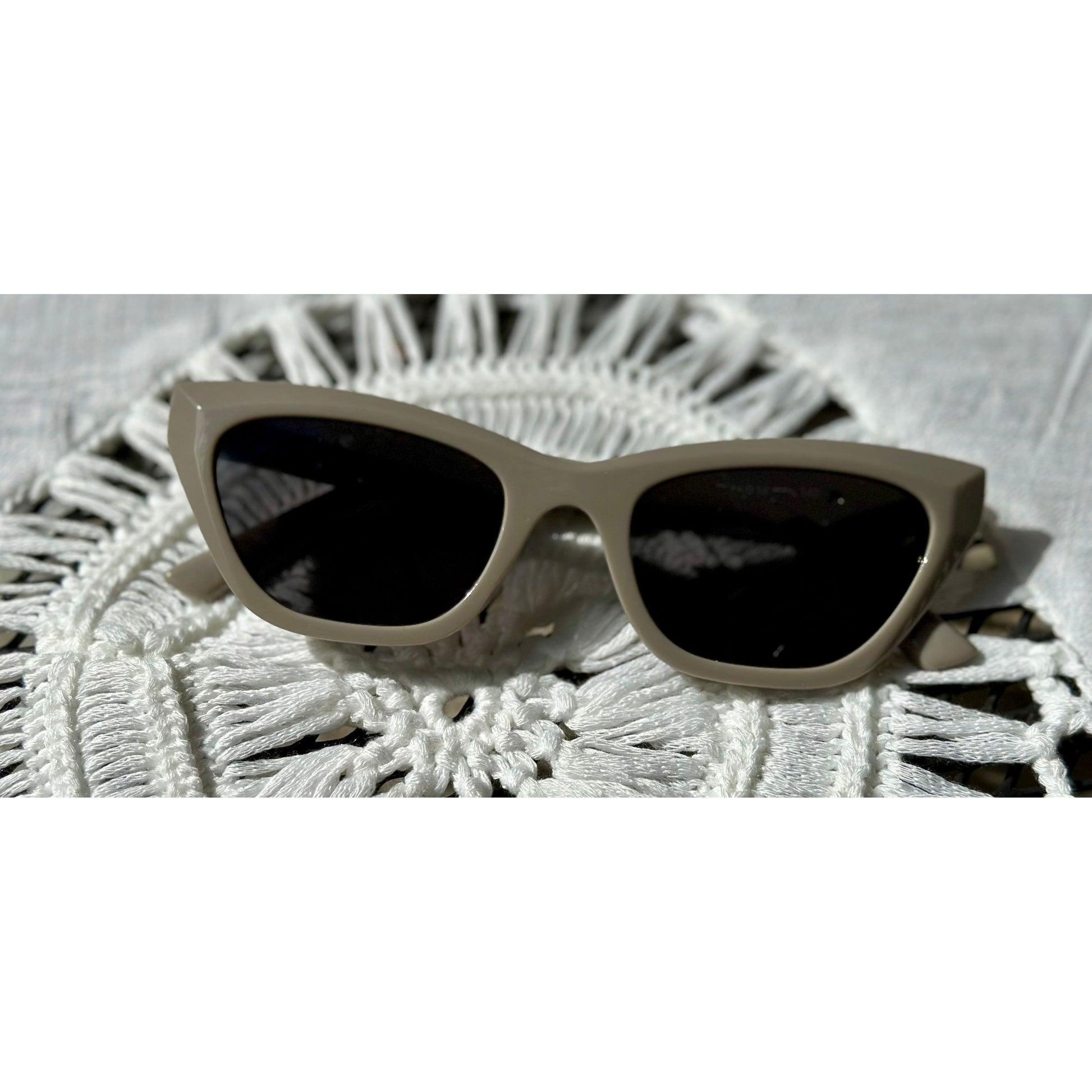 grey sunglasses