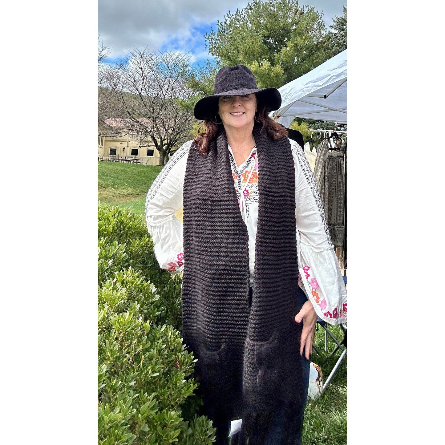 Juliana Oversized Two Pocket Tassel Scarf- 3 Colors - Rhapsody and Renascence