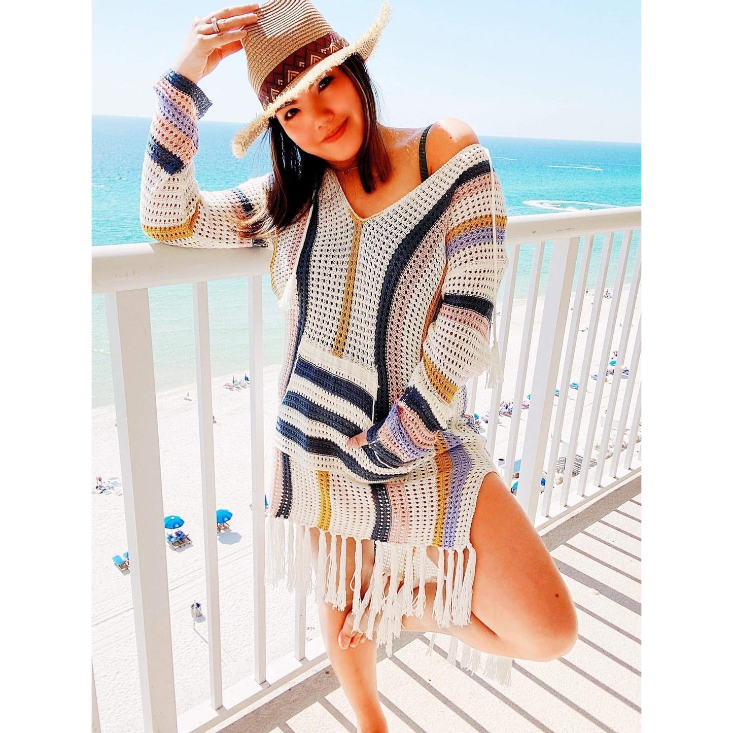 Eva Boho Tassel Cover -Up - Rhapsody and Renascence