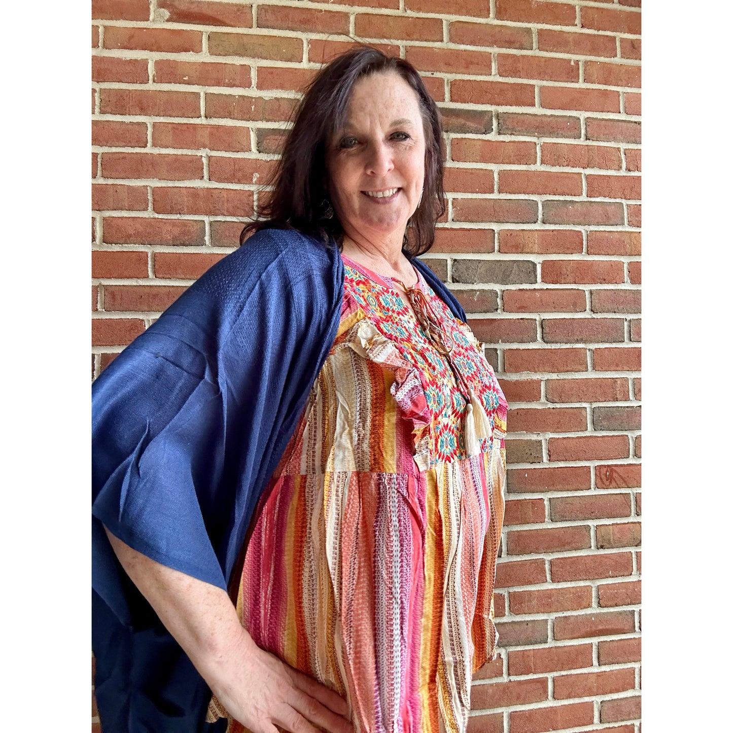 Ellen Frayed Armhole Kimono- OS - Rhapsody and Renascence