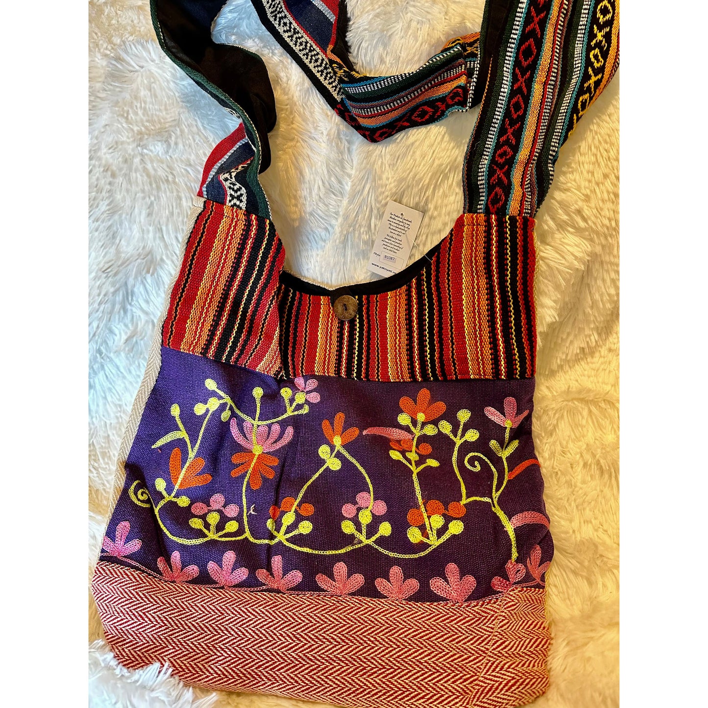 Mariska Cotton Crossbody Bag- 4 Styles - Rhapsody and Renascence