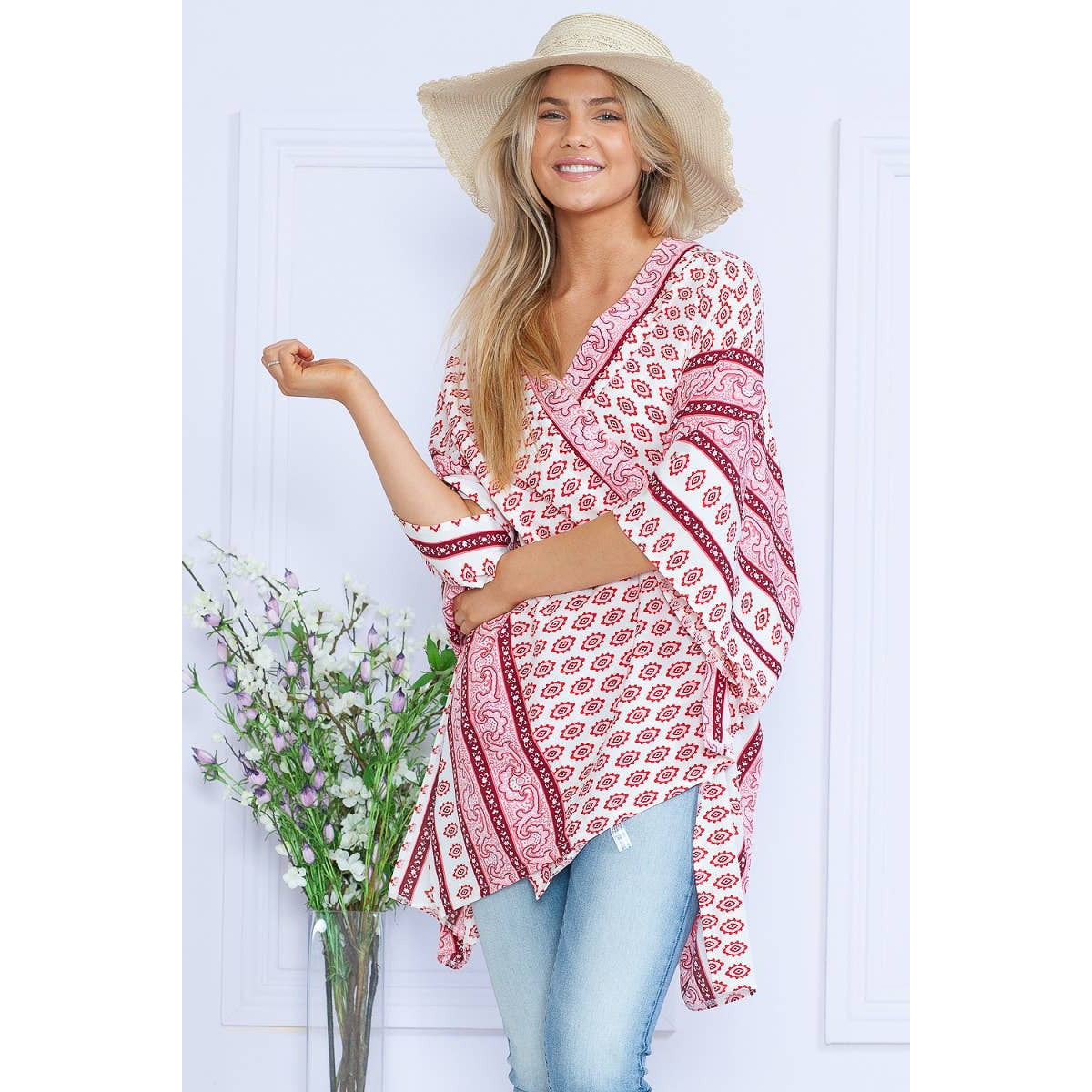 Lily Red Kimono - Rhapsody and Renascence