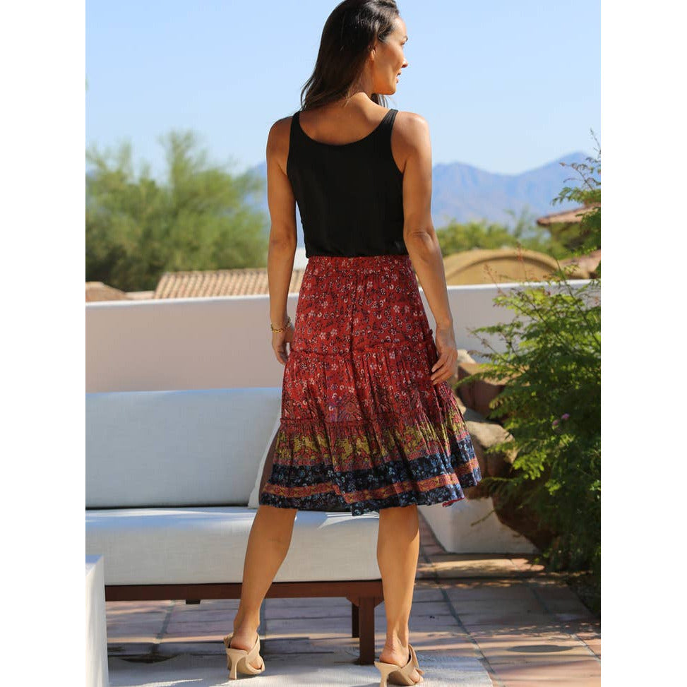 Carolyn Midi Skirt - Rhapsody and Renascence