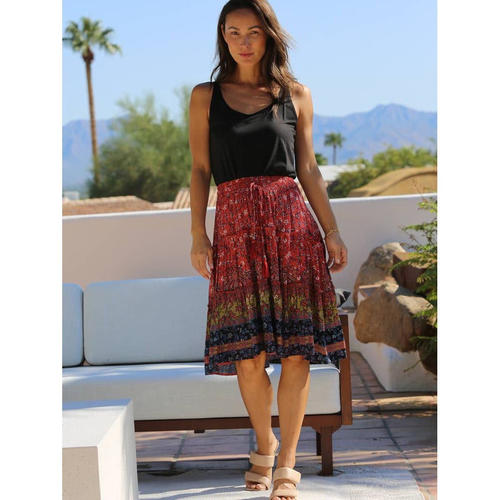 Carolyn Midi Skirt - Rhapsody and Renascence