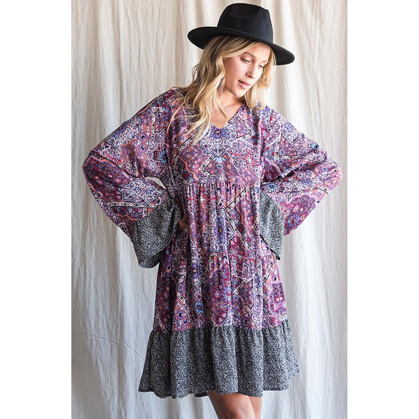 Jennifer Bell Sleeve Midi- Dress - Rhapsody and Renascence
