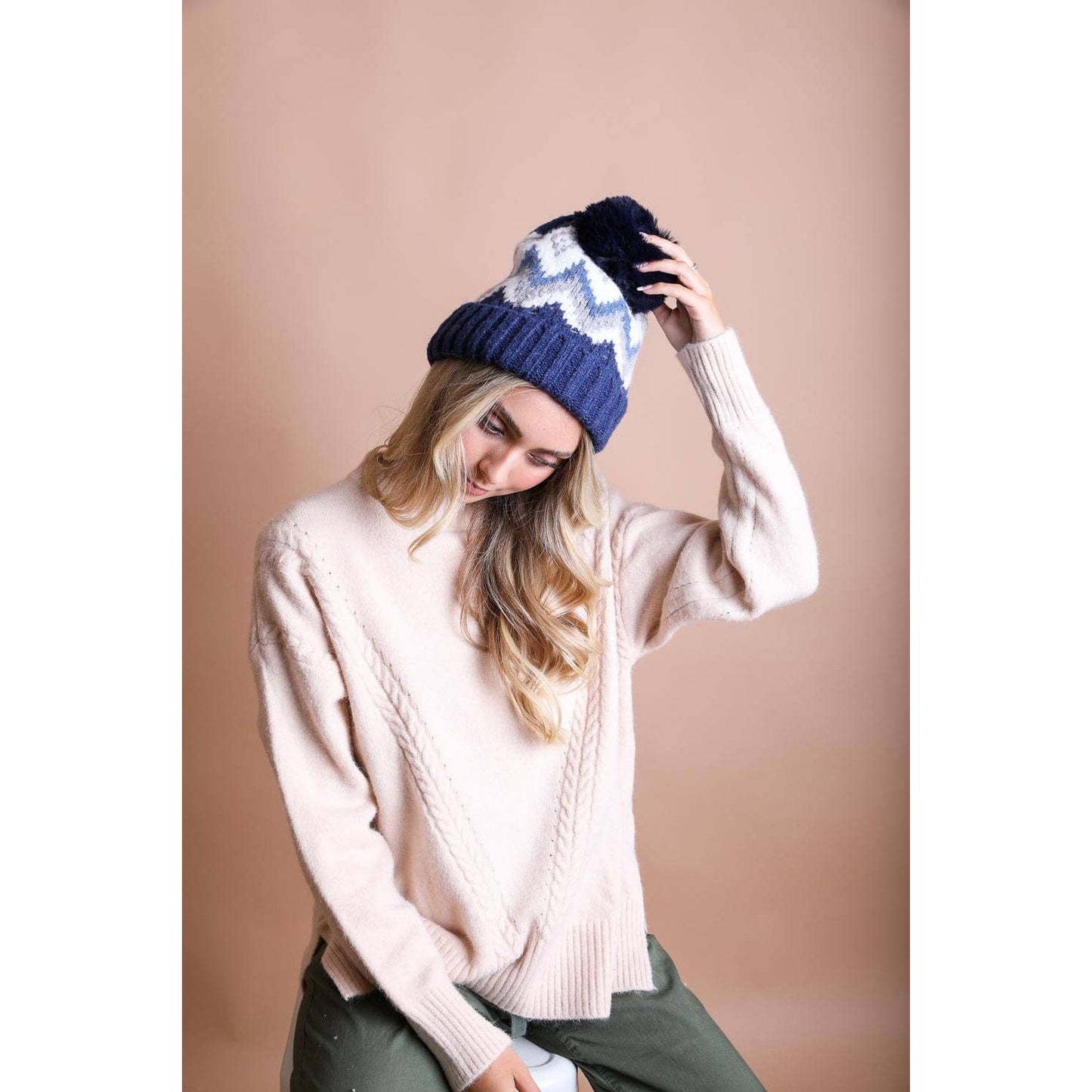 Emily Classic Winter Pom Beanie- 3 colors