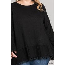 Candace Tassel Trim Top - Rhapsody and Renascence