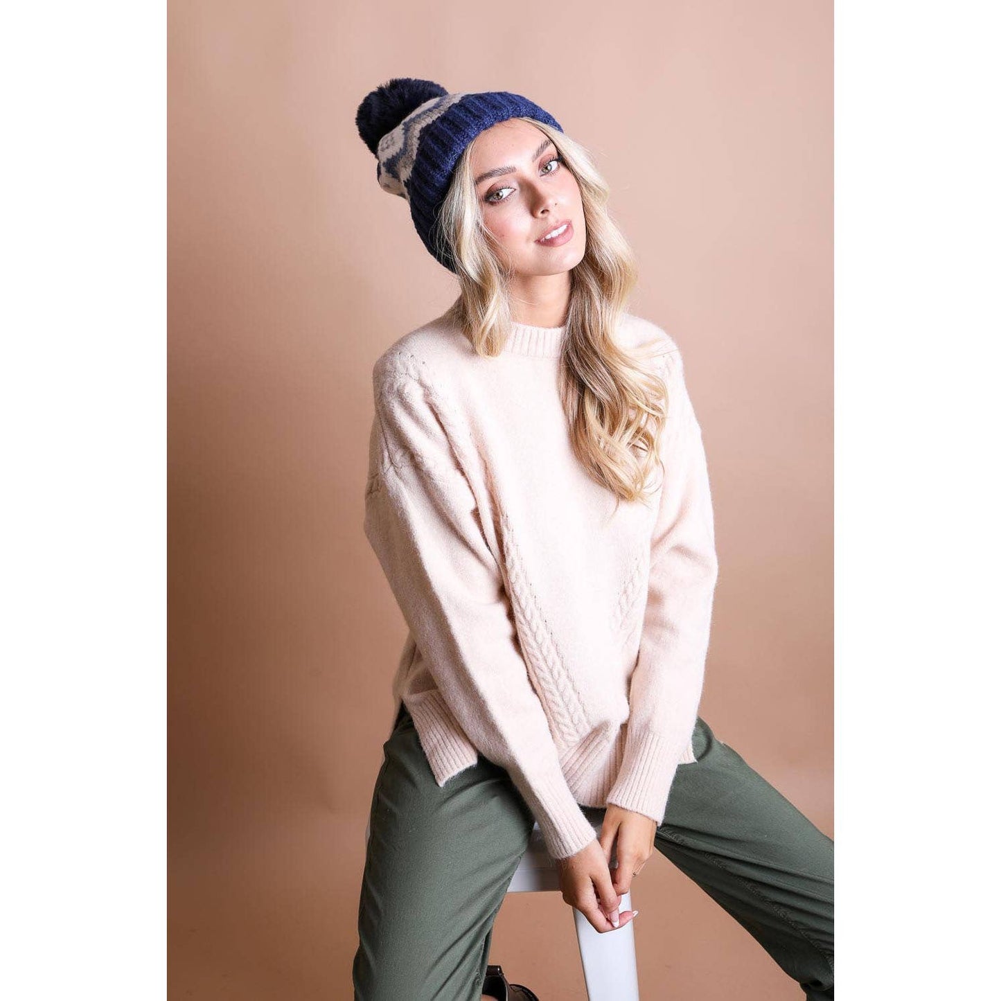 Emily Classic Winter Pom Beanie- 3 colors