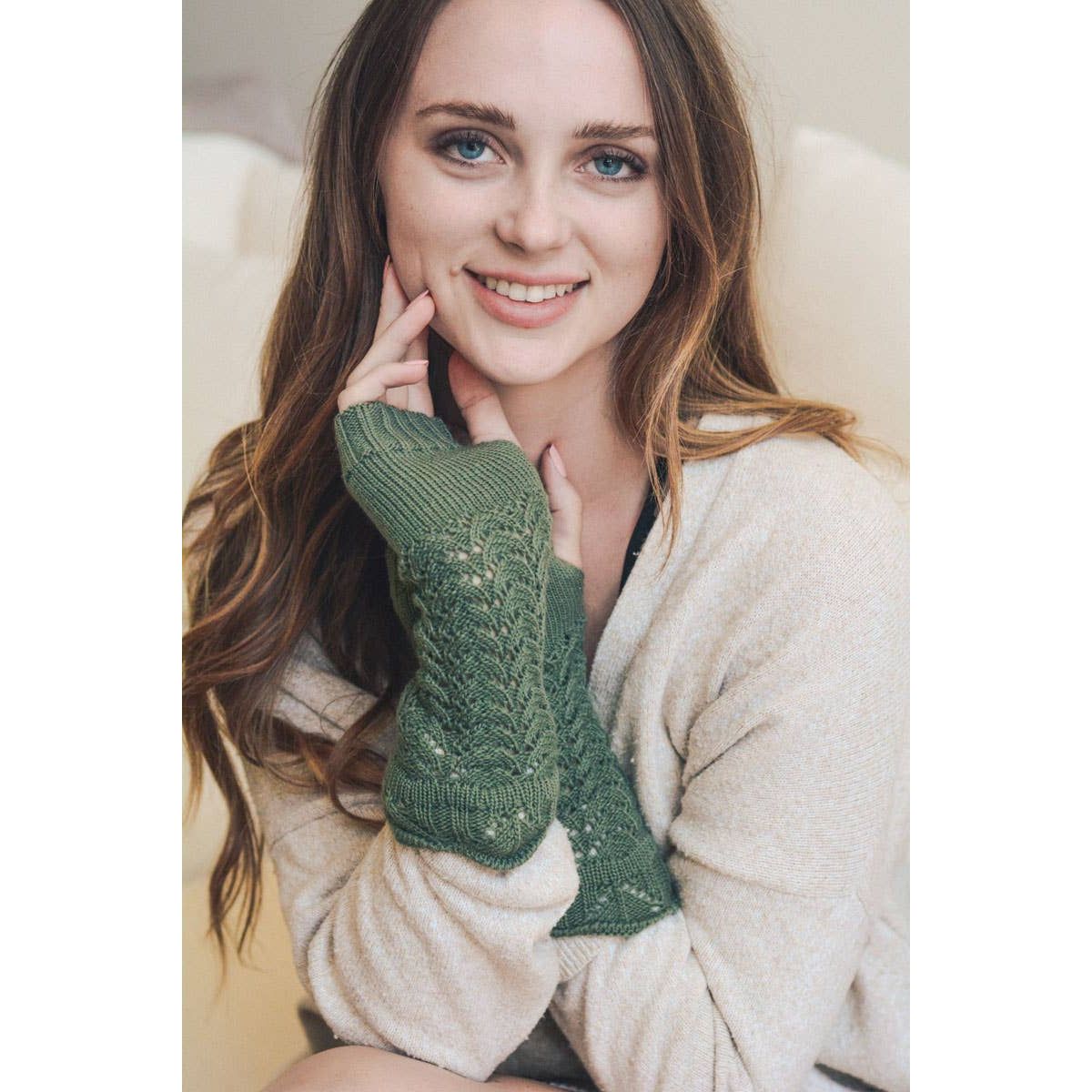 Katerina Knitted Arm Warmers- 2 Colors - Rhapsody and Renascence