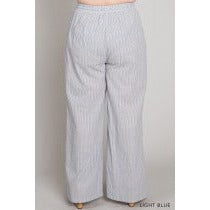 Bella Lightweight Striped Cotton Pants - Rhapsody and Renascence