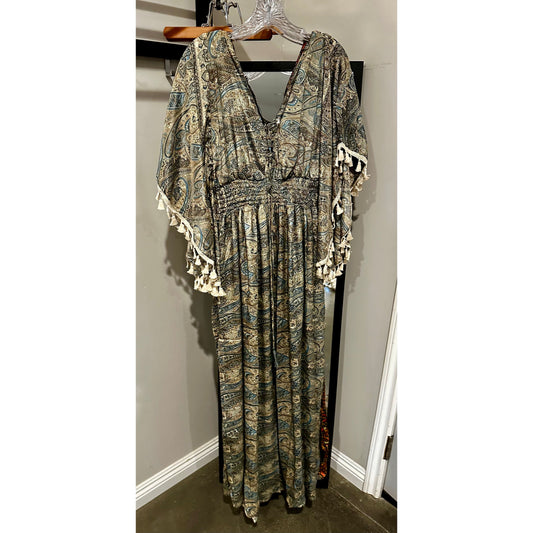 Zuri Fringe Kaftan