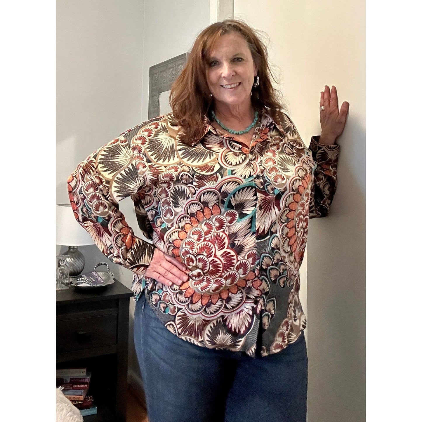 Frankie Floral Blouse - Rhapsody and Renascence