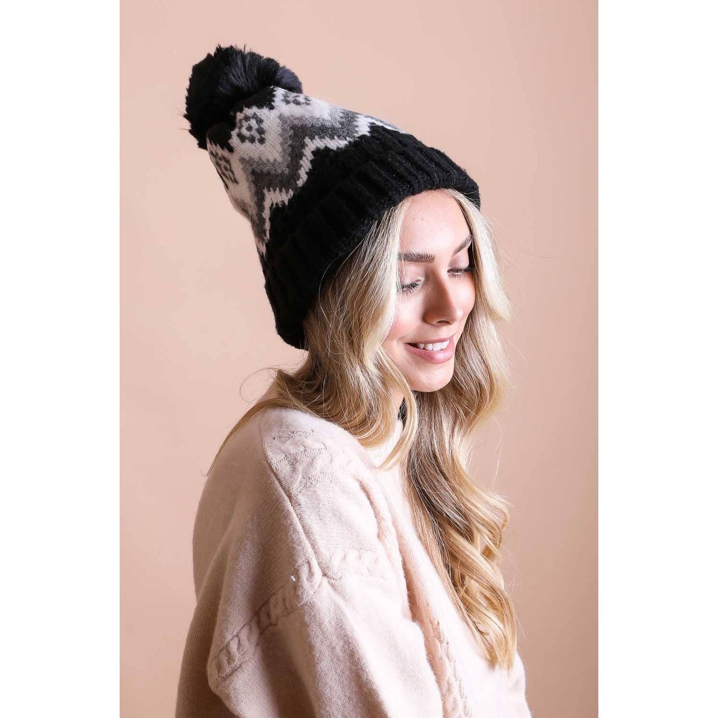 Emily Classic Winter Pom Beanie- 3 colors