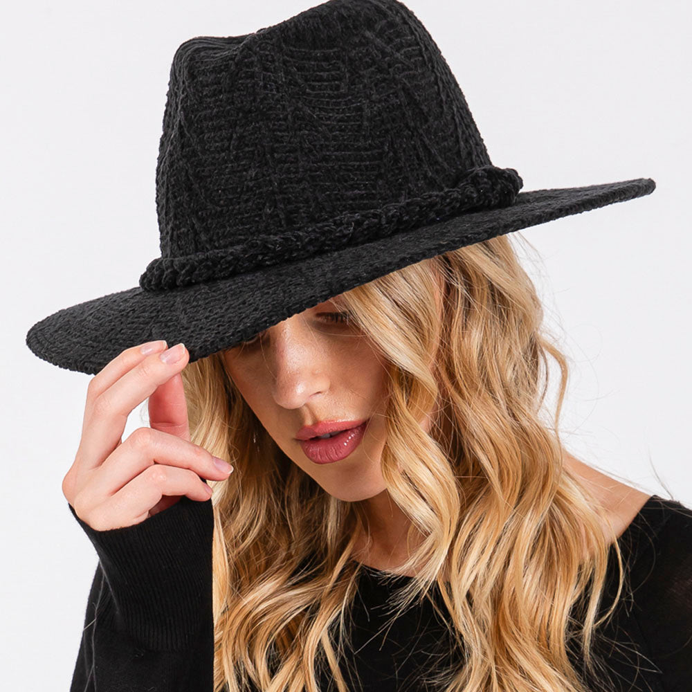 Hanna Chenille Fedora