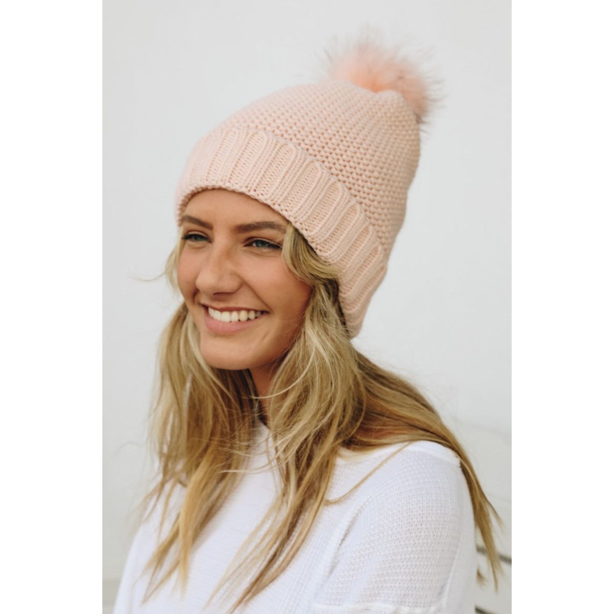 Daryna Sherpa Lining Pom Beanie- 4 Colors