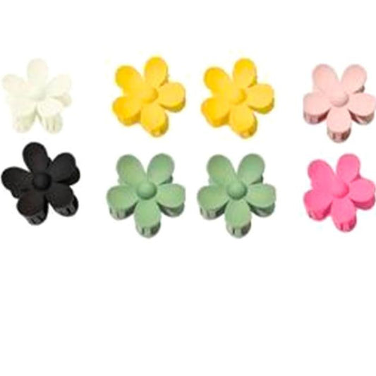 Flower Claw Hair Clip- Set of 4