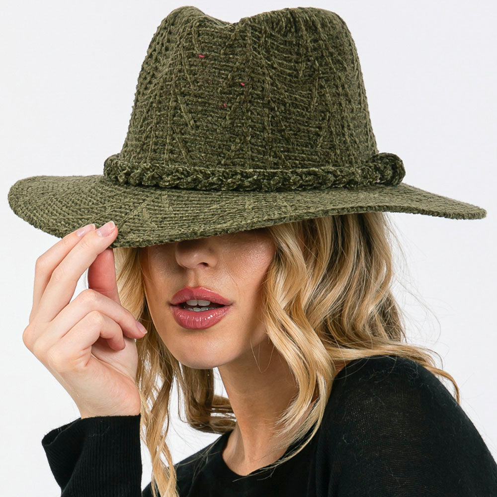 Hanna Chenille Fedora