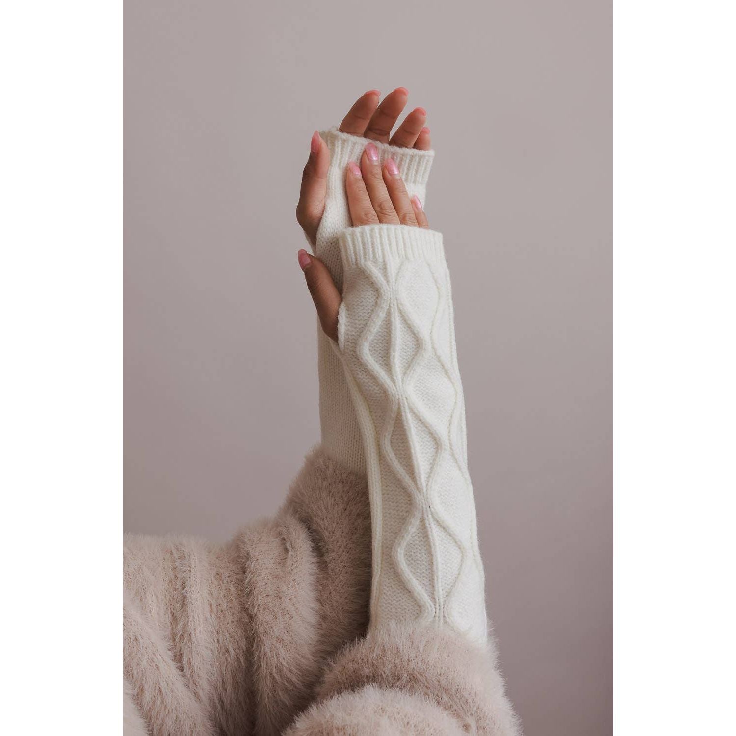 Arianna Soft Knitted Arm Warmer - Rhapsody and Renascence