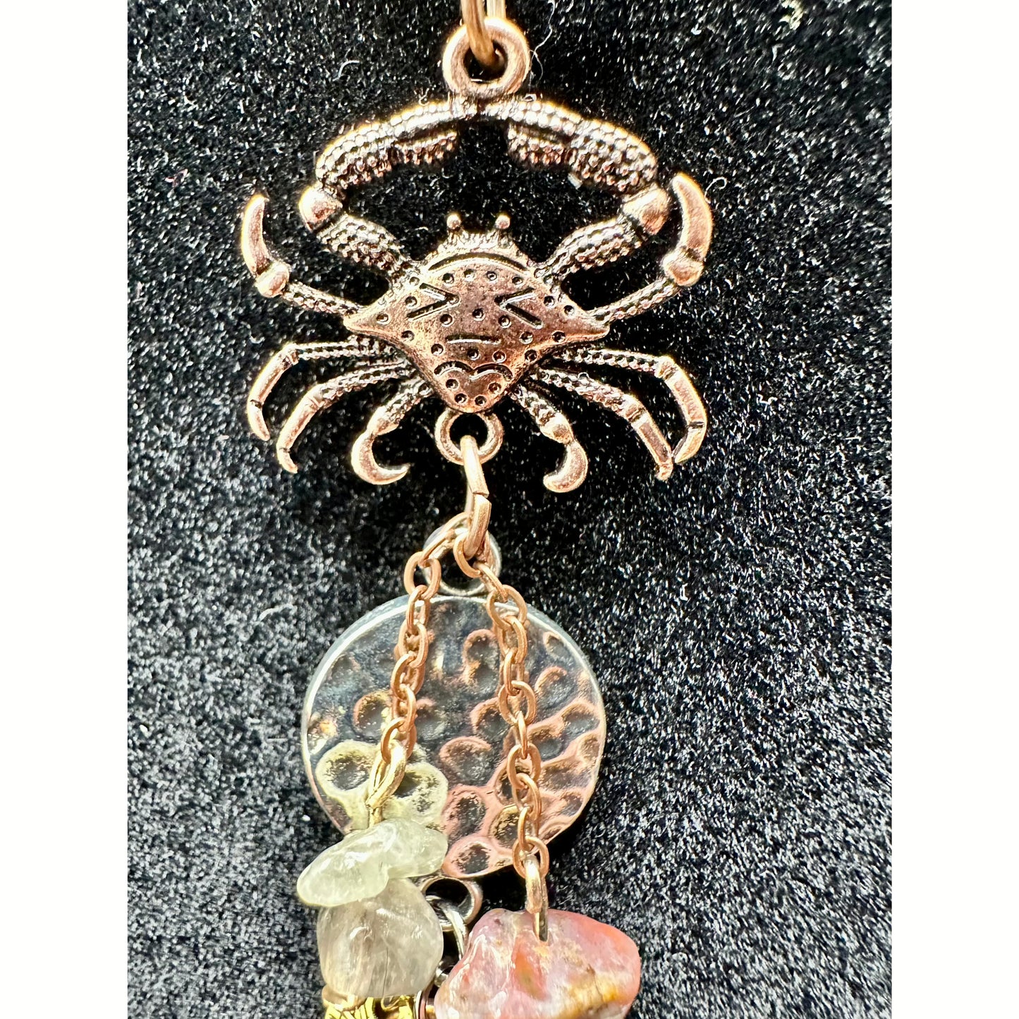 Carlin Crab Copper Tone Pendant Necklace- 5 - Rhapsody and Renascence
