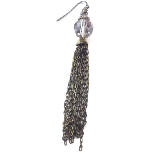 Meredith Chain Tassel Earrings - Rhapsody and Renascence