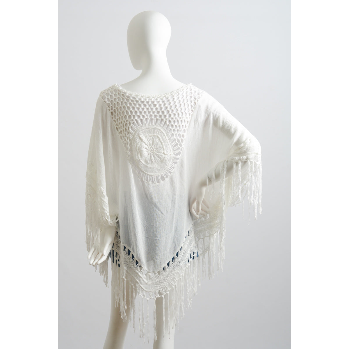 Isabel Ivory Crochet Kimono - Rhapsody and Renascence