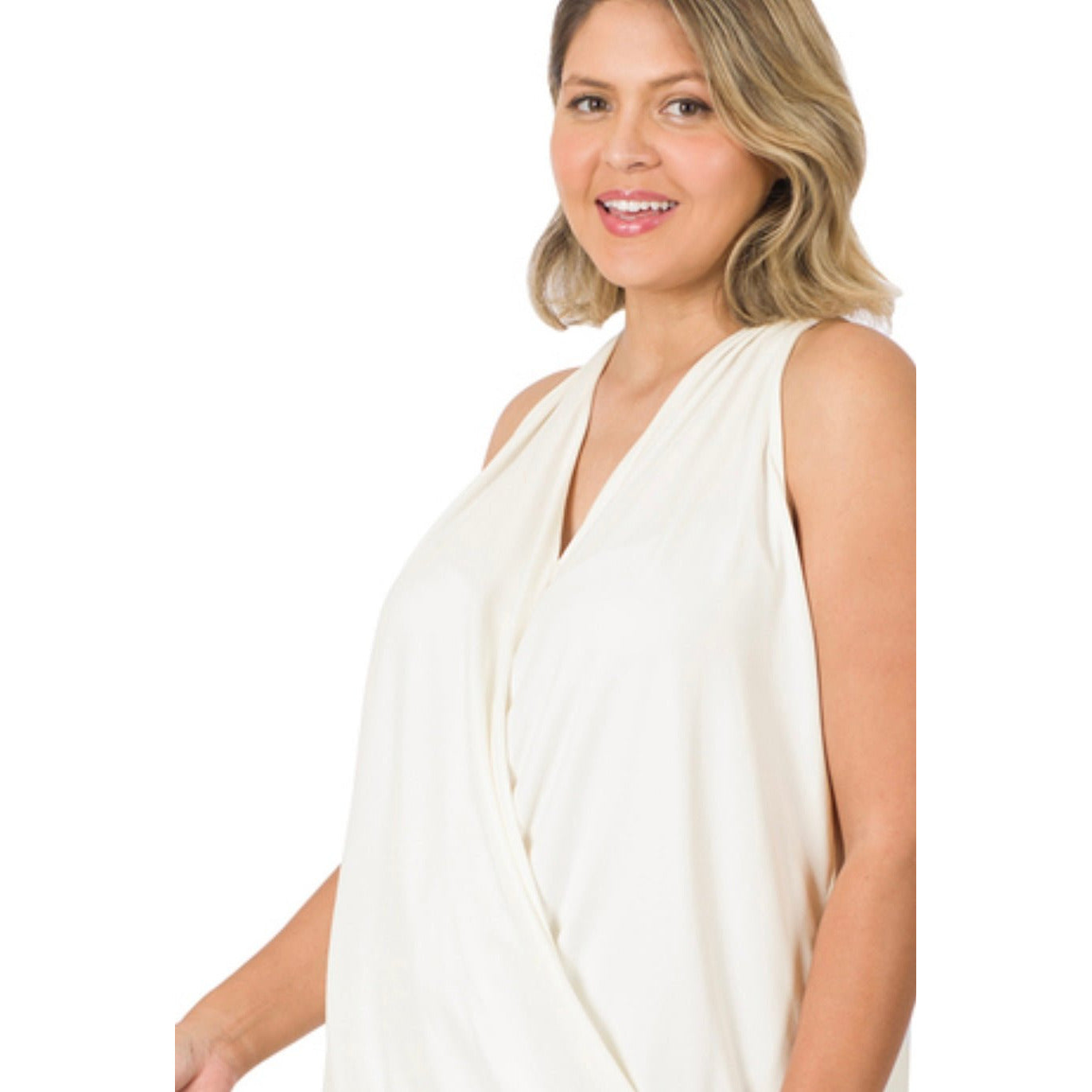 Melody Cross Front Draped Halter Top- 2 Colors - Rhapsody and Renascence